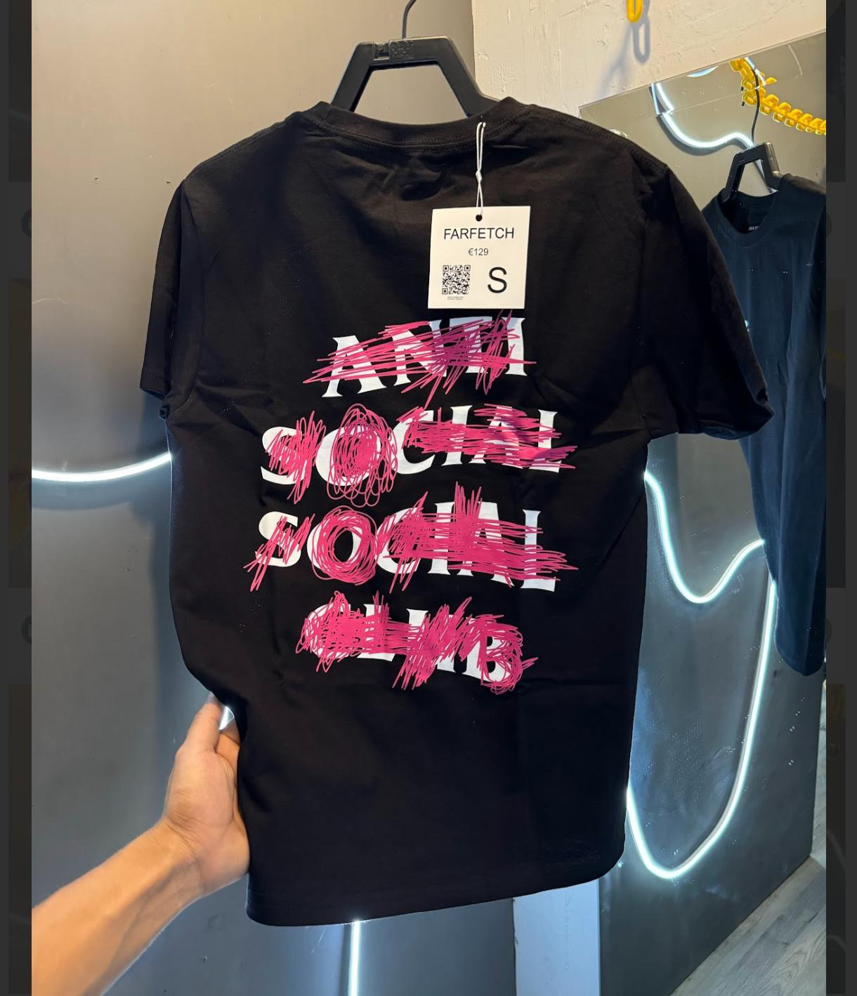 ASSC Pink Scribble Tee