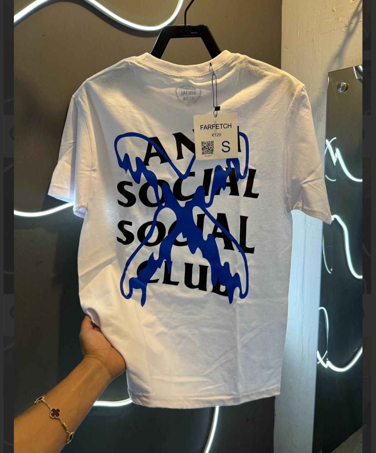 ASSC Blue X White Tee