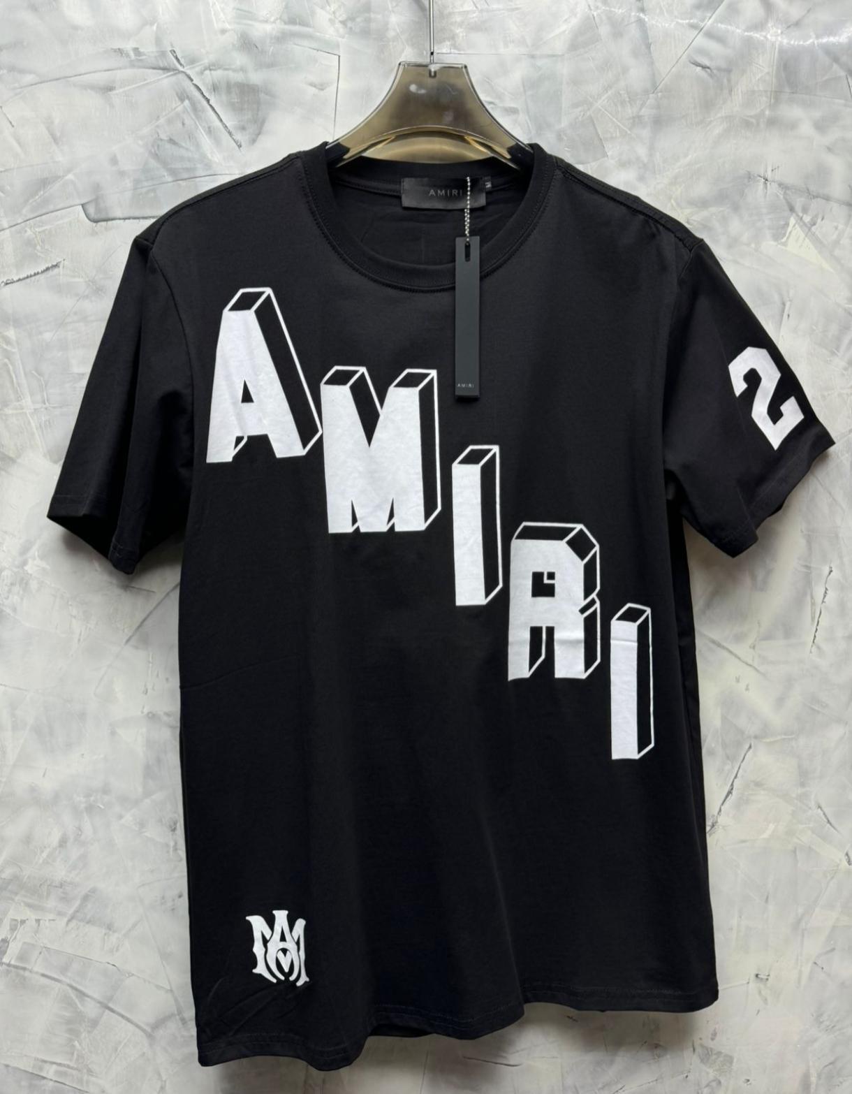Amiri 3D Block Logo Tee