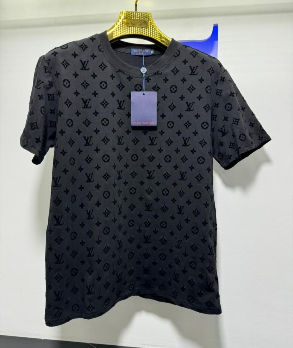 Louis Vuitton Tonal Flock Monogram Tee